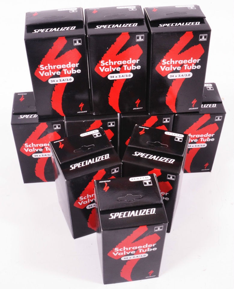   Specialized Bike Tyre Tube 24 x 2.4/3.0 Shraeder Valve (car)   pair