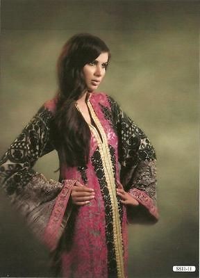 SANA SAFINAZ 2012 EMBROIDERY FORMAL CHIFFON ANARKALI SALWAR KAMEEZ S 