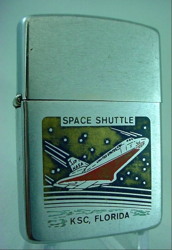 1978 Space Shuttle Full Size ZIPPO LIGHTER KSC Kennedy Space Center 