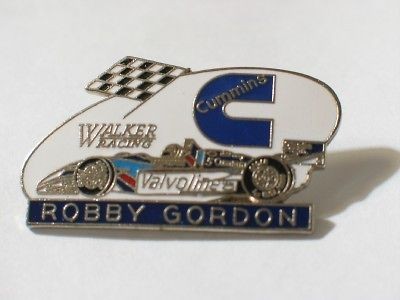 Robby Gordon Walker Racing Pin Cummins Valvoline Badge