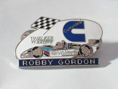 Robby Gordon Walker Racing Valvoline Cummins Pin Badge