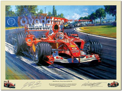 Signed M Schumacher Champion Supreme by Nicholas Watts