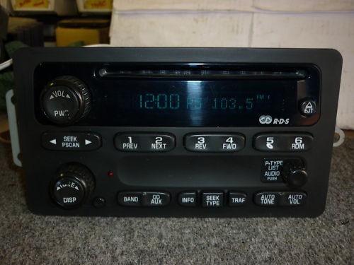 00 05 Chevrolet Impala Malibu Venture Radio Cd Player 10317990