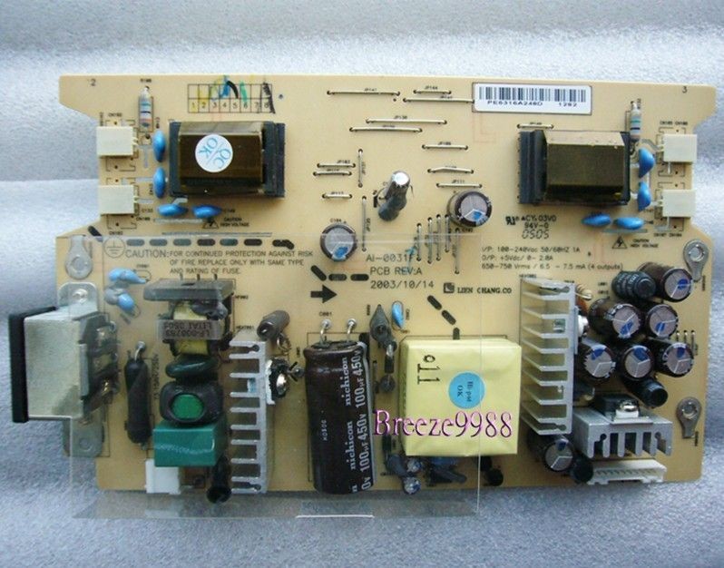 Monitor Power Board AI 0031F PCB For MAG 700P HP VS19