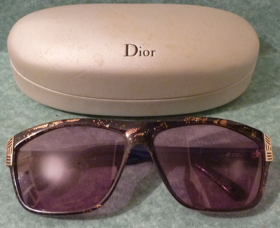 Vintage c70/80s Genuine CHRISTIAN DIOR SUNGLASSES & Modern Case