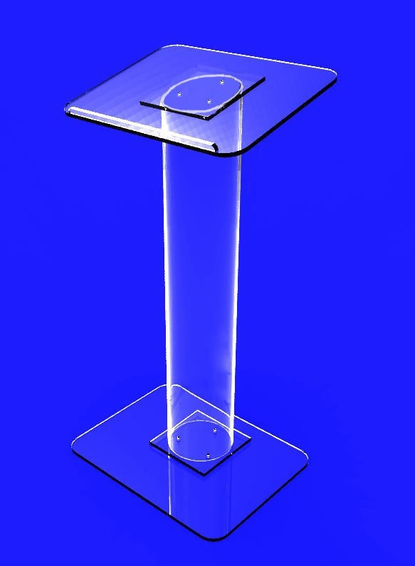 Acrylic/Podium​/Lectern/Pulpi​t/Plexiglass/L​ucite/clear 1803 7 