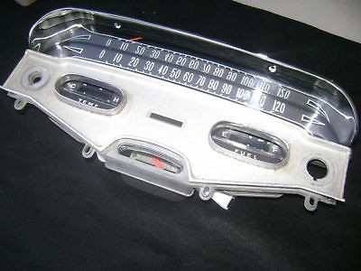 1958 Chevy Impala Dash Cluster Speedometer 58 STUNNING