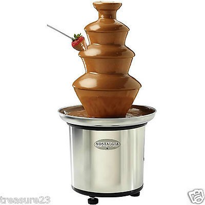   Electrics CFF 986 3 Tier Chocolate Fondue Fountain Stainless Steel