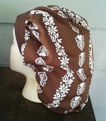 CHOCOLATE HEARTS Surgical Medical OR Bouffant Nurses Scrub Cap Hat