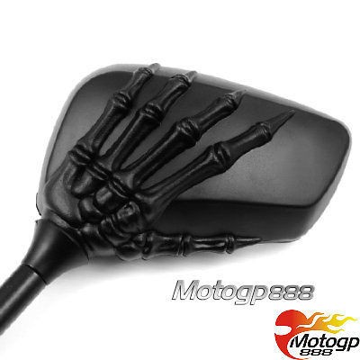   Universal Scooter Atv mirrors Chopper Cruiser 50cc 250cc Black