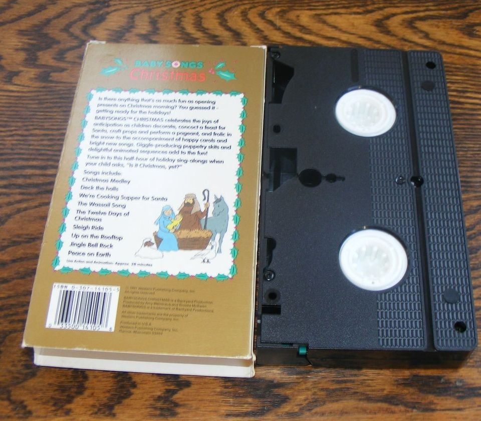 Baby Songs Baby Songs Christmas (VHS, 1991) Golden Book Video on PopScreen