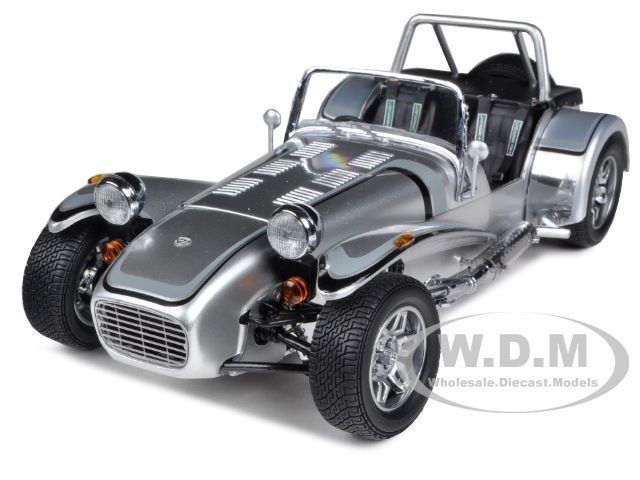 CATERHAM SUPER SEVEN 7 SILVER JUBILEE 1/18 DIECAST CAR MODEL BY KYOSHO 