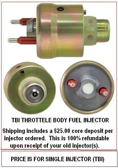 90 91 92 93 CHEVY & GMC SUBURBAN 2500 & VAN G30 G3500 7.4L TBI FUEL 