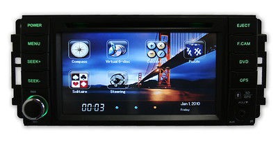   Navigation Stereo Head Unit For Chrysler 200 300C Jeep Charger Dodge