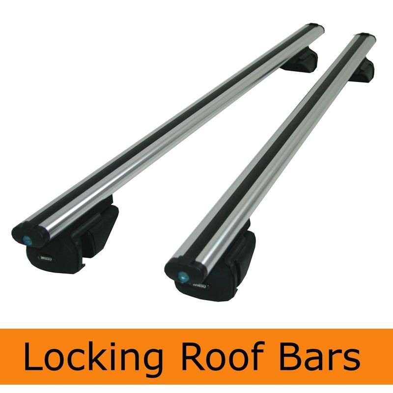 CHRYSLER ALUMINIUM LOCKABLE ROOF CROSS BARS ROOF RAILS