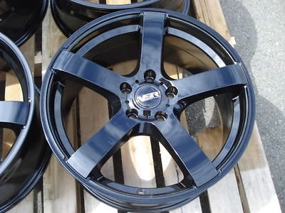   Benz MB Audi VolksWagen VW Chrysler Crossfire 5x112 Black Wheel Rims