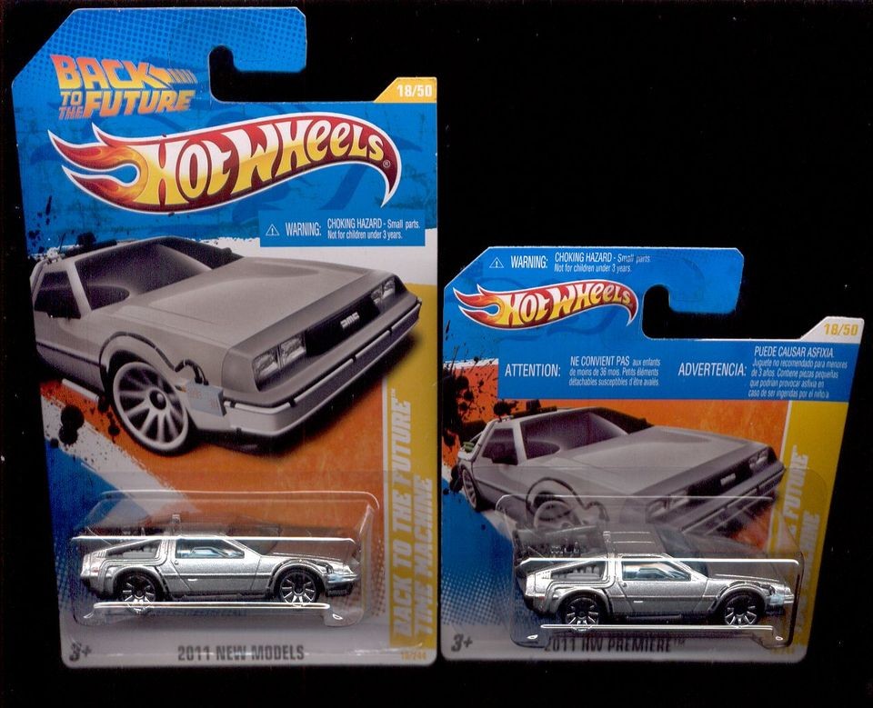   Wheels 2011 New Models Back To The Future Time Machine DeLorean DMC 12