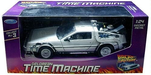 DELOREAN BACK TO THE FUTURE 1 124 DIECAST MODEL CAR NEW