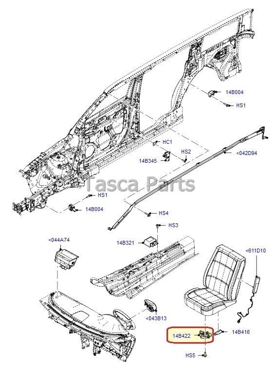   OEM AIR BAG BODY WEIGHT OCCUPANT CLASSIFICATION SENSOR 11 12 FORD FLEX