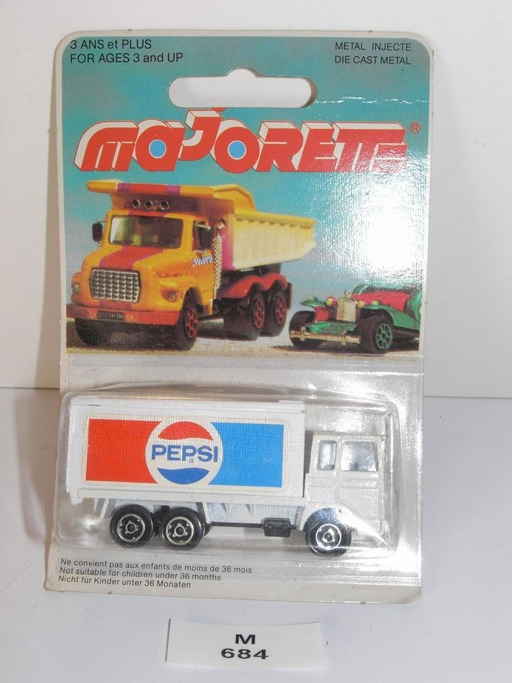 Vintage Majorette France model 214 Container Lorry MINT sealed Saviem 