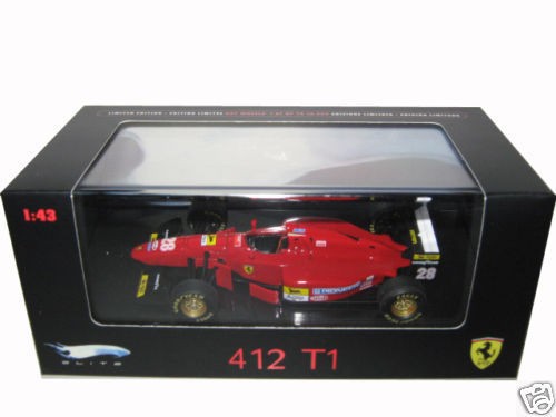 FERRARI 412 T1 F1 ELITE ED. RED 1/43 DIECAST CAR MODEL