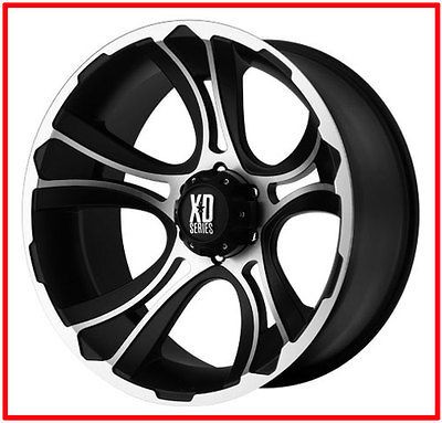 17 inch Black M Wheels rims XD 801 FORD F250 350 superduty 8 lug 