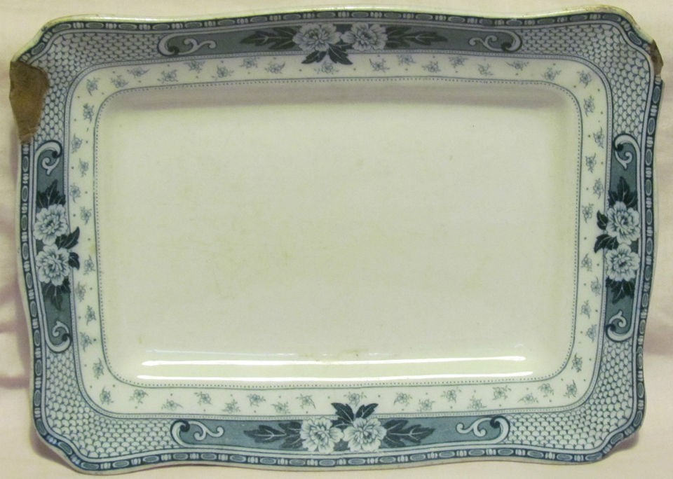 Sons Ltd (Ford) Weir pattern platter, 10 x 7.5, slight damage.