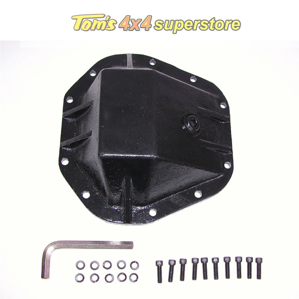 16595.60 Black Differential Dana 60 Cover 3/8 Inch, Jeep Wrangler