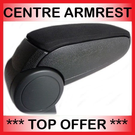 Ford Fiesta MK7 Centre Armrest Black fabric Cloth