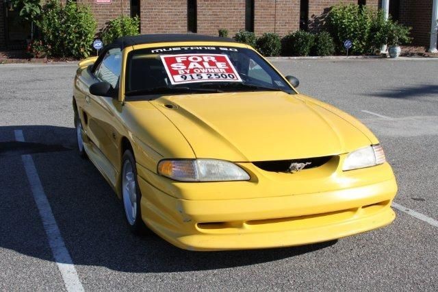 Ford  Mustang GT 1995 Ford Mustang GT Convertible 2 Door 5.0L Yellow
