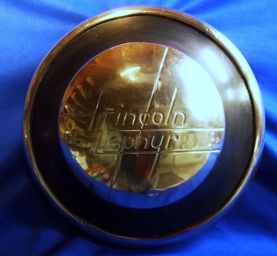 Vintage 1936 Lincoln Zephyr Hub Cap (Fits 1936 Lincoln Zephyr)