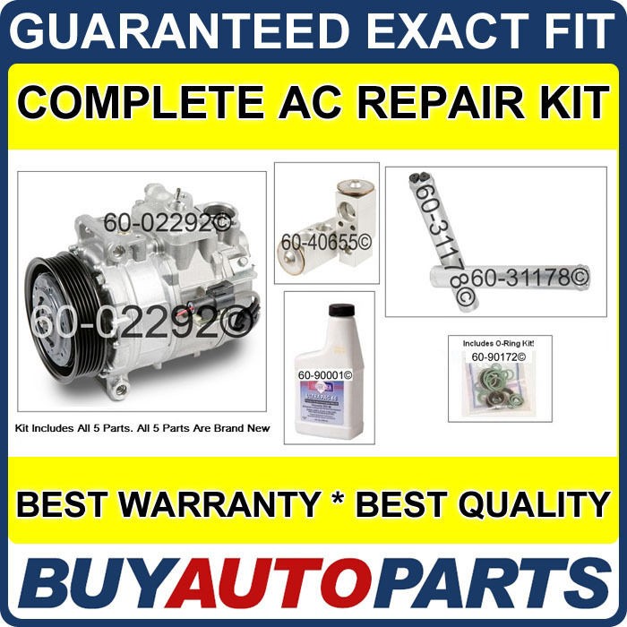 AC REPAIR KIT NEW COMPRESSOR & CLUTCH   LAND ROVER LR3