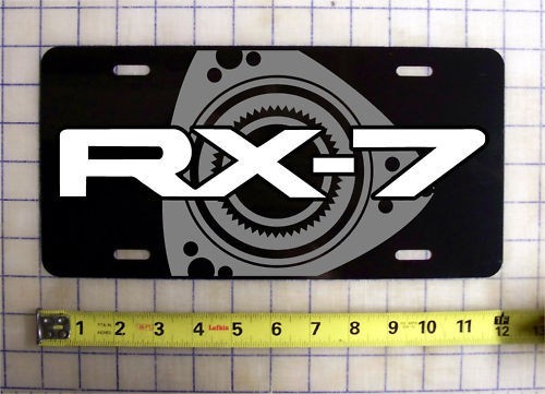 MAZDA RX7 ROTARY CUSTOM LICENSE PLATE / CAR TAG