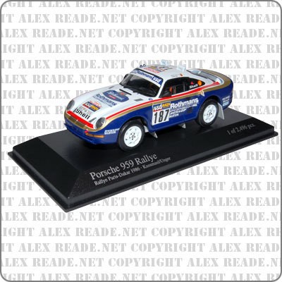 Minichamps 1/43 86 Rothmans Porsche 959 Paris Dakar 187