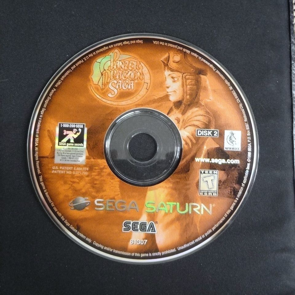 Panzer Dragoon Saga (Sega Saturn, 1998) disc 2 only