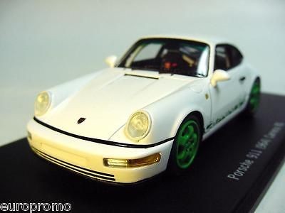 43 SPARK 1992 PORSCHE 911 964 Carrera RS white green LE 150 RARE 