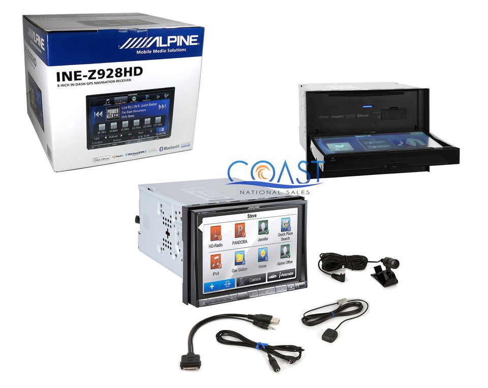 ALPINE INE Z928HD 2 DIN 8 TOUCHSCREEN/ BLUETOOTH/NAV/HD RADIO & USB 