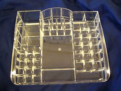 new acrylic countertop vanity makeup organizer cosmetic storage tray 