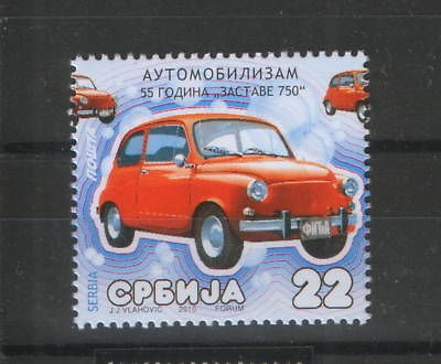 SERBIA MNH** STAMP MOTORING​ CAR ZASTAVA 750 FICA 2010.