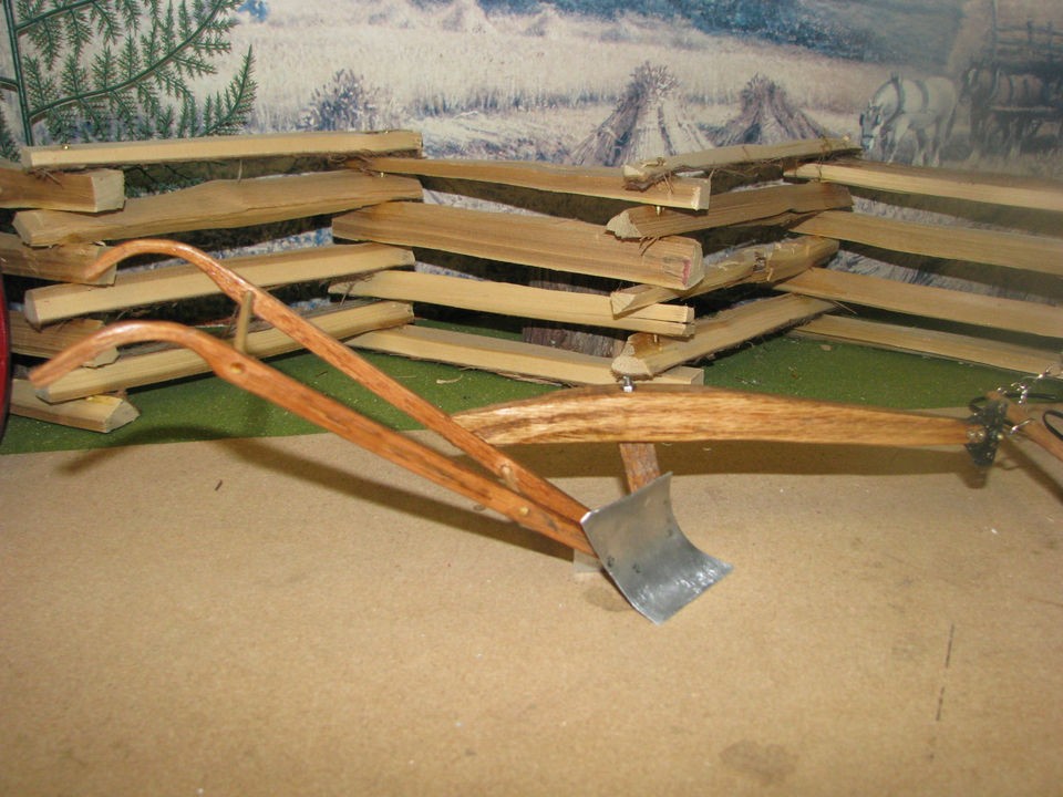 MODEL ORIGINAL STEEL HORSE DRAWN WALKING PLOW BY JOHN DEERE