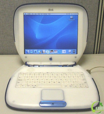 iBook Clamshell Indigo 366MHz 320MB 10GB Airport OS 10.3 CYBER MONDAY 