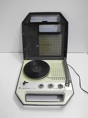   PANASONIC SG 350 6 TRANSISTOR AM RADIO PHONO RECORD PLAYER COMBO RARE