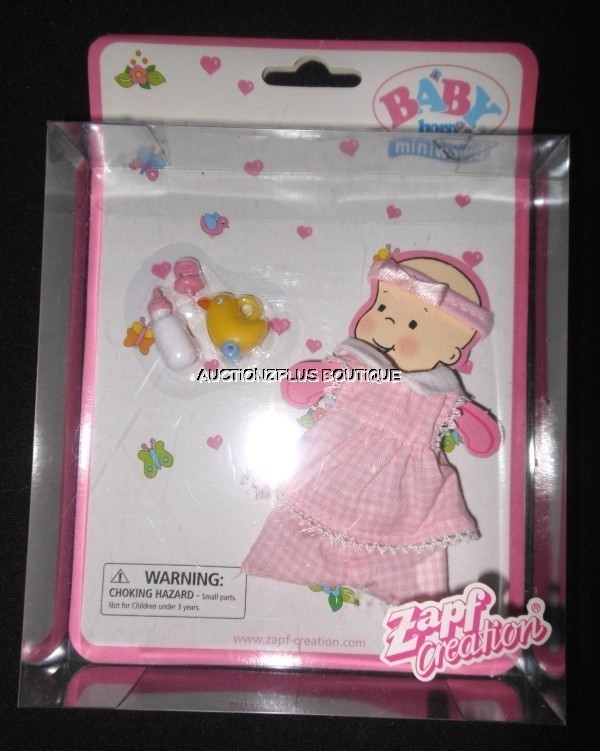 NEW BABY BORN MINIWORLD DOLL ZAPF CREATIONS CLOTHES OUTFIT ACCESSORIES 