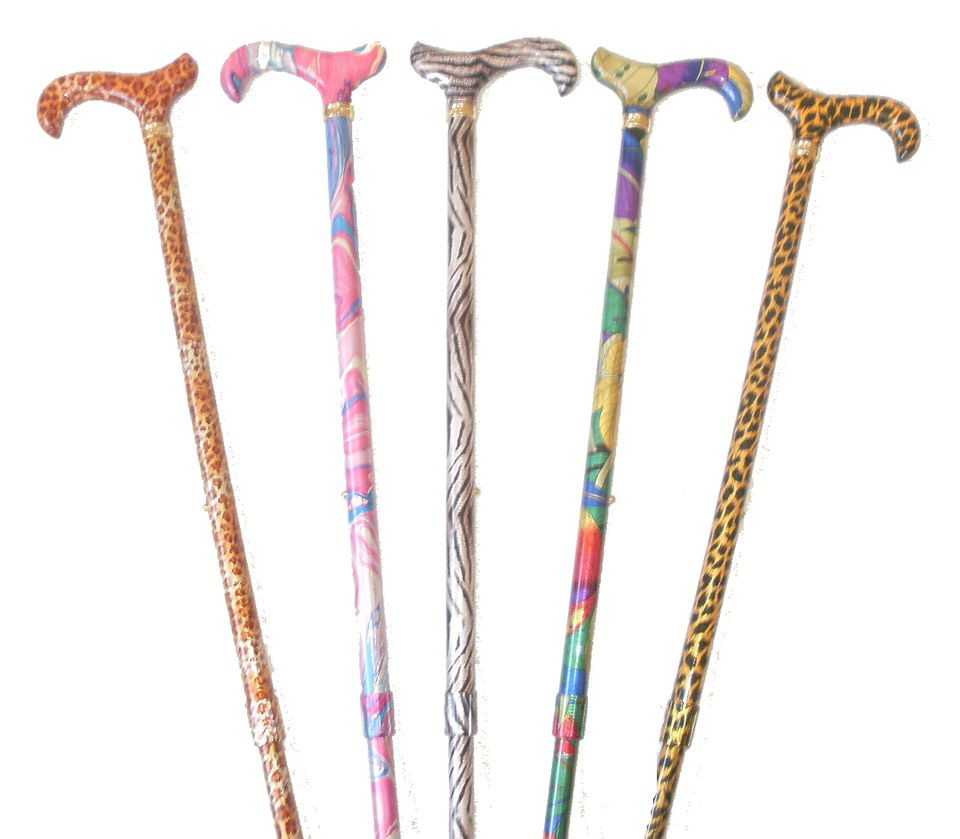 Ladies Fashion Adjustable Walking Stick Derby Canes New Patterns/Best 