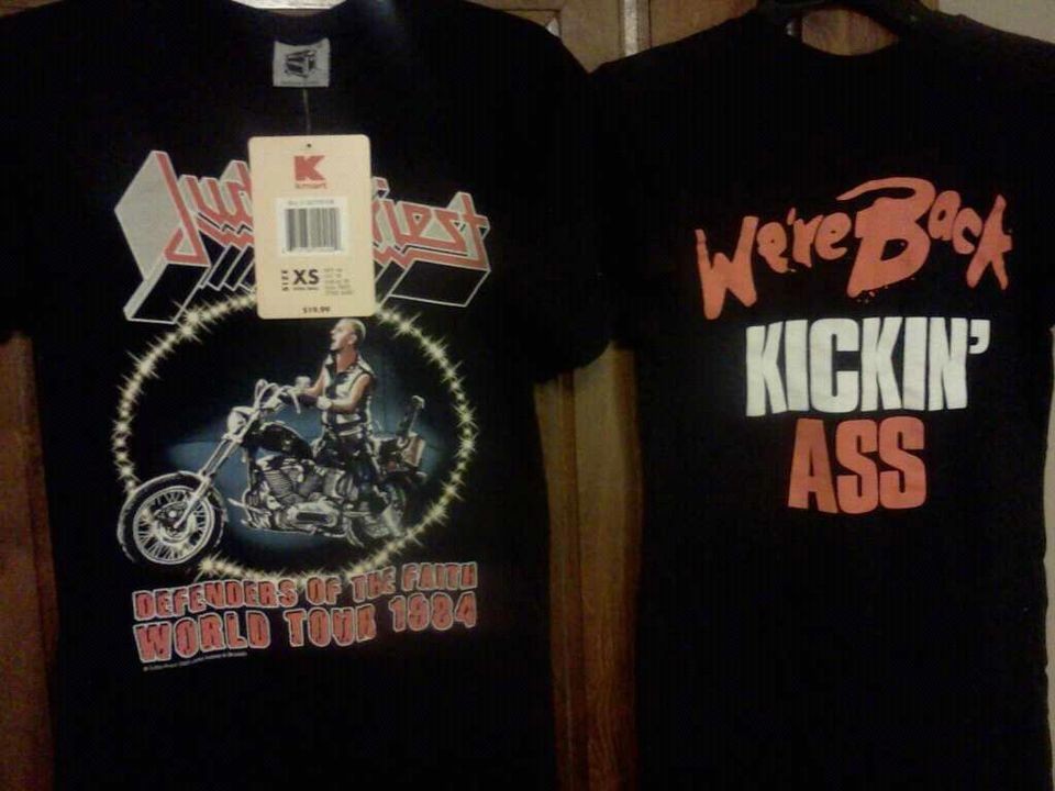 Judas Priest World Tour 1984 Were Back Kickin Ass T Shirt Concert New