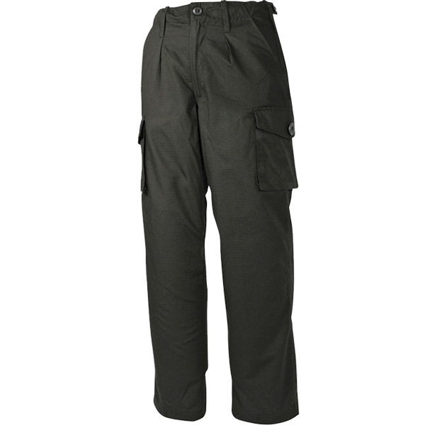   PATTERN RIPSTOP SMART BLACK CARGO COMBAT TROUSERS SECURITY MOD PANTS