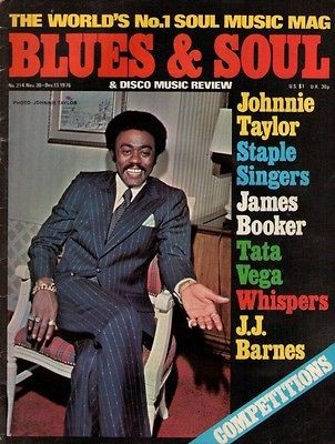 Johnnie Taylor Blues & Soul Issue 214 1976 Staple Singers Tata Vega 