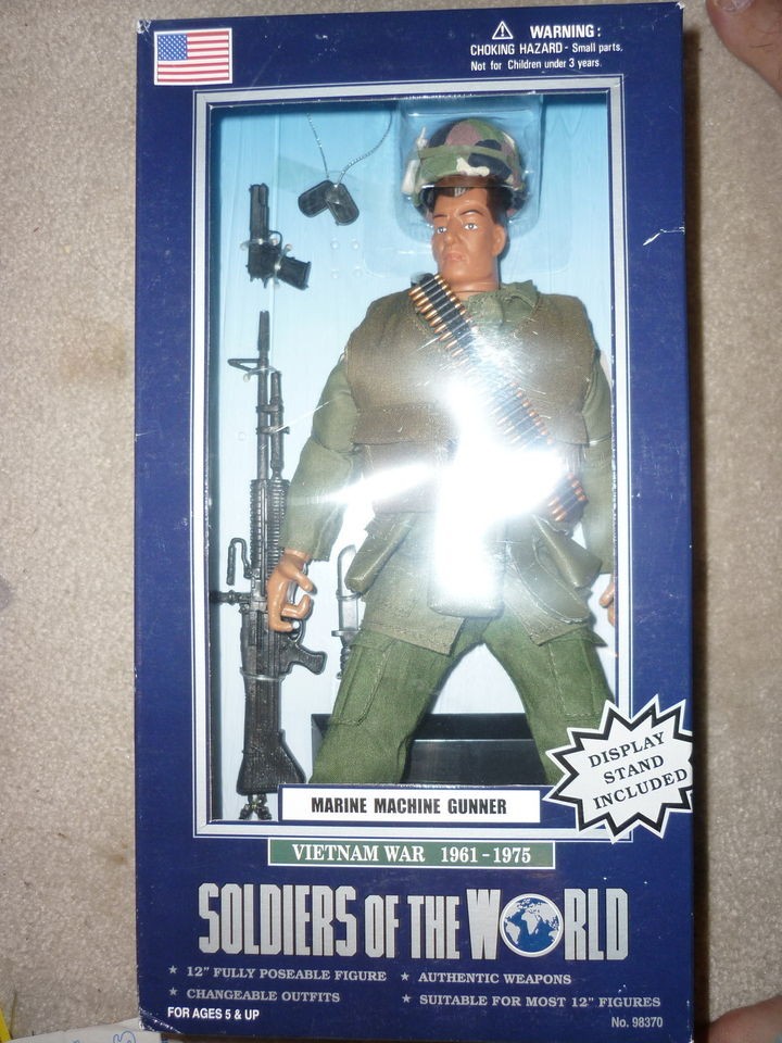   of the World Vietnam War Marine Machine Gunner 12 Action Figure SOTW