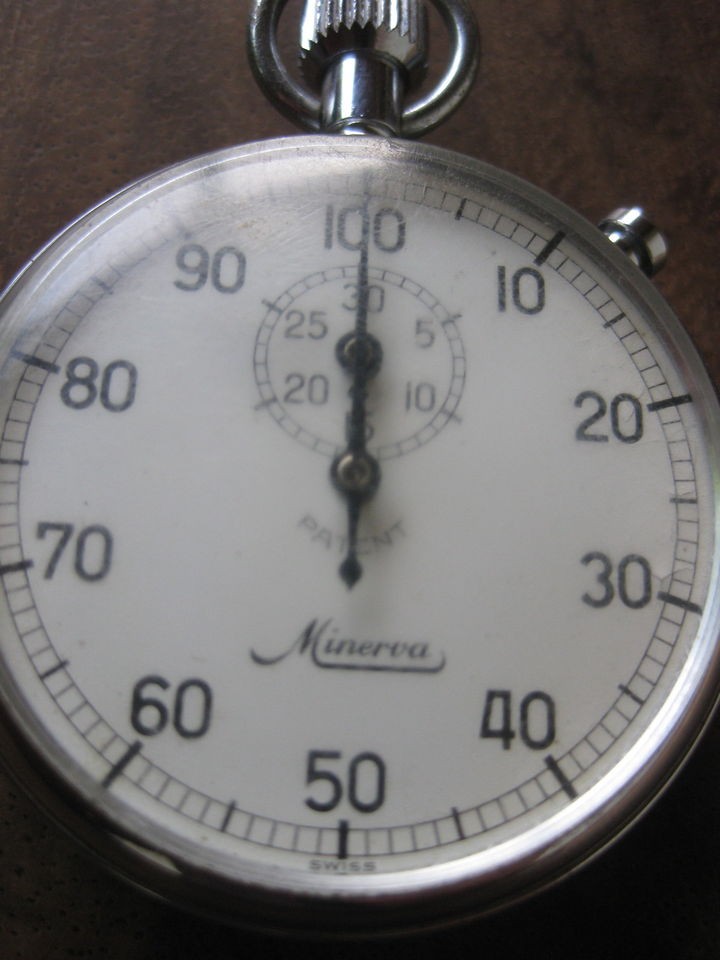 VINTAGE MINERVA chronostop WATCH