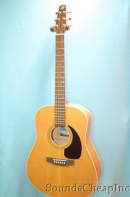 Seagull S6 Slim QI Dreadnought Acou Elec Guitar *B2879